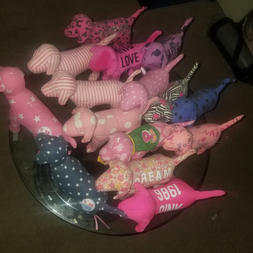 Victoria Secret Pink Dogs! 7 each n get 1 free